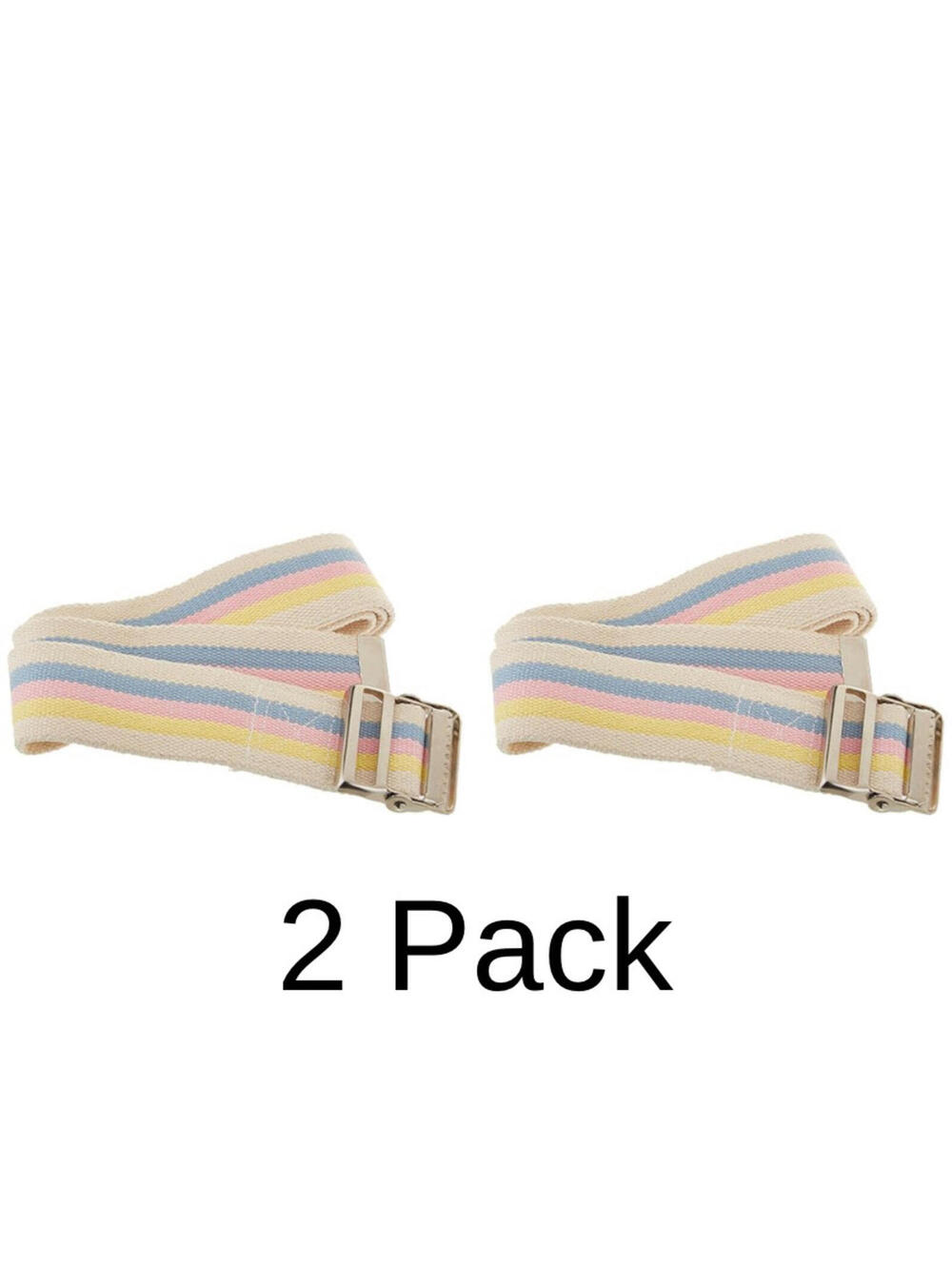 (RB) 2-Pack Sammons Preston Gait Belt w/Metal 2" x 60" A7945 Mobility Transfer
